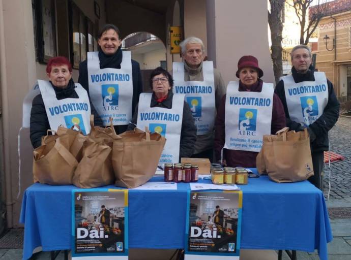 Anche a Volpiano i volontari AIRC in prima linea per la ricerca sul cancro e la promozione di uno stile di vita sano